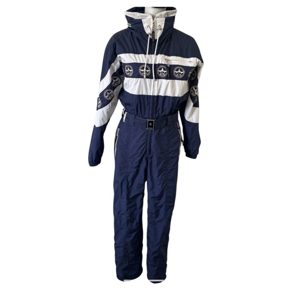 Bogner Navy and White Ski Jacket